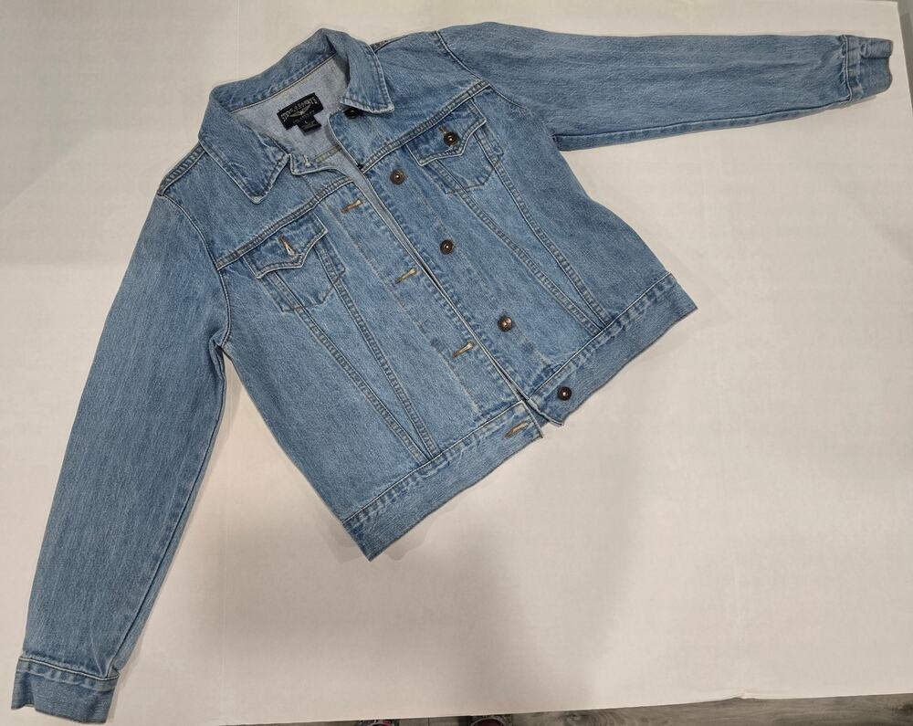 Vintage Steve & Barry’s Denim Jacket Light Wash Relaxed Fit 100% Cotton - Large
